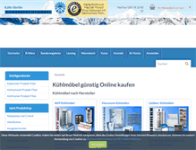 Tablet Screenshot of kaelte-berlin.com